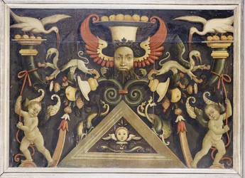 Grotesker, ca. 1510-15 (tempera på fyrretræ)